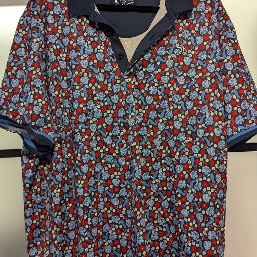 Original Penguin Multicolor Floral Polo Shirt
